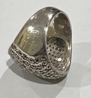 Sterling Silver Antique/Vintage Large Crystal Ring. Size 9.5 — photo 8