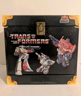 Vintage Transformers 45 Record Tote Case Kid Stuff 1985 Optimus Prime Megatron!!