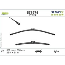 1x Wischblatt VALEO 577974 passend für PORSCHE VW LAND ROVER