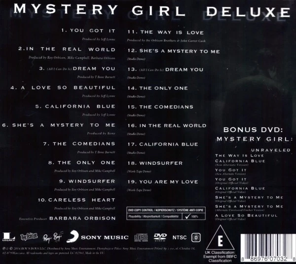 ROY ORBISON - MYSTERY GIRL DELUXE - CD + DVD - 2014 Legacy - Bild 2 von 4