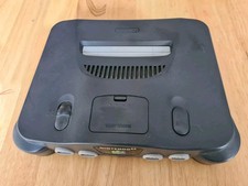 NINTENDO 64 N64 CONSOLE BLACK SYSTEM ONLY FULLY TESTED NO JUMPER PAK RETRO GAME