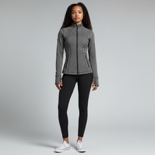 Lululemon Define Jacket Luon in Heathered Black Size 2