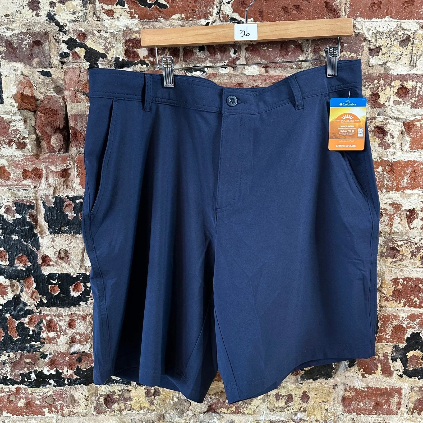 Columbia 50 UPF Shorts Blue Fishing Outdoor Hiking 10" inseam Mens 36 NEW
Opens in a new window or t