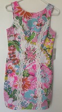 NEW Lilly Pulitzer Target Dress Womens 6 20th Anniversary Floral Sleeveless