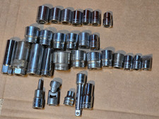 Blackhawk 30 Piece 38 Drive Socket Set Sae Metric Extension Usa