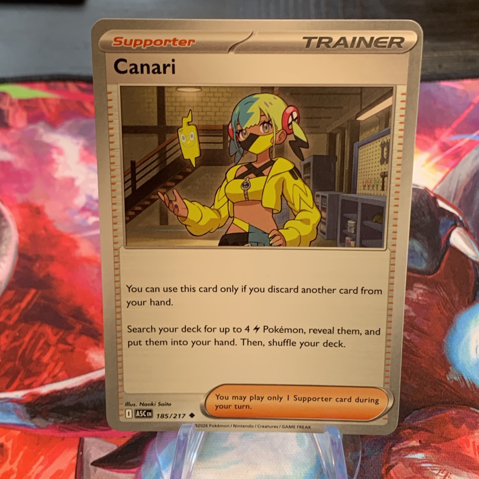 Canari 185/217 Uncommon Pokemon Ascended Heroes