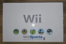 Nintendo White Wii in box with Wii Sports