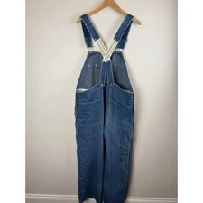 Vintage Oshkosh B'Gosh Union Made Sanforized Jean Overall Men Grunge 42x28 USA