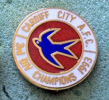 Cardiff City Football Club 3rd Division Champions 1993 Badge