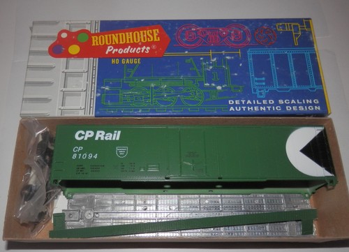 Roundhouse escala HO 50' Canadian Pacific CP 81094 enchufe puerta caja coche kit #1263 | Condition: Used
