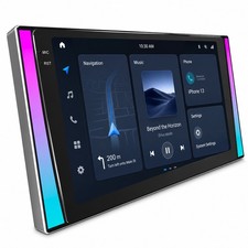 4 64GB Double 2 DIN 10.1'' Android 15 Touch Screen Car Stereo Radio GPS WIFI RDS