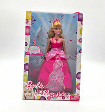 Mattel Happy Birthday Barbie Fashion Doll 11....