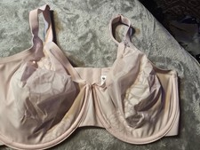 Wacoal Women's Size 36DDD Powder Pink Underwire Unpadded Floral Texture Bra