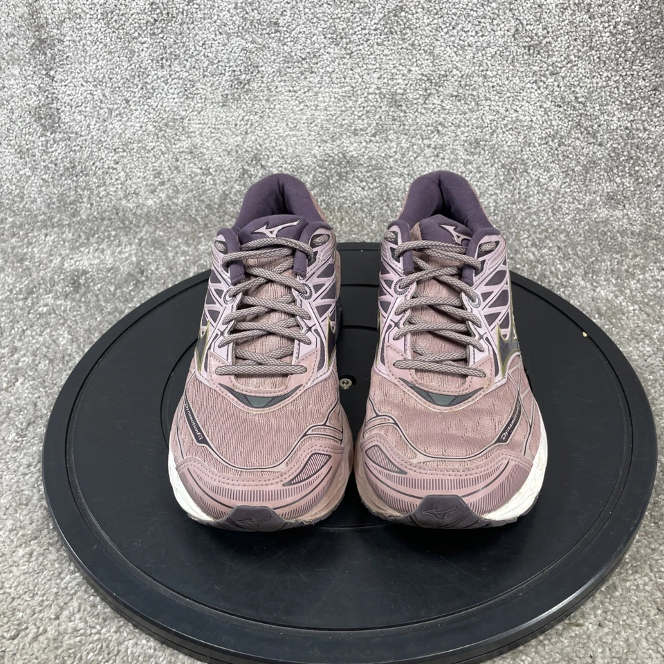 美津浓鞋女式 9.5 码 Wave Creation 20 Woodrose Plum 完美网眼跑步 — 第 4/4 张图片