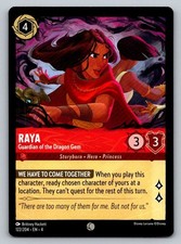 Disney Lorcana Raya - Guardian of the Dragon Gem 122/204 Regular