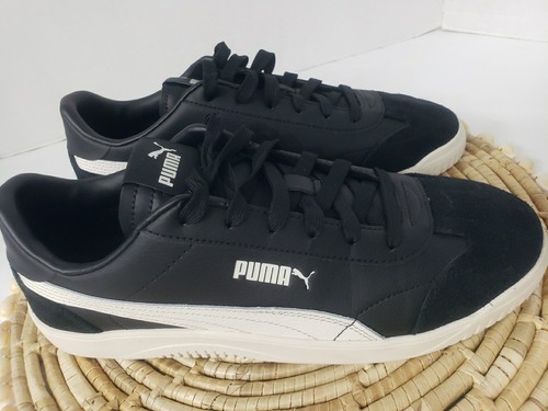 Puma Club 5V5 (Size 9) Lace Up Mens Black Sneakers Casual Shoes 39510402 (New