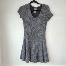 Dolan Left Coast Collection Anthropologie Navy Blue Fitted Knit Dress Women's XS
