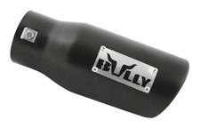 Bully 4.5 Exhaust Tip Matte Black Pmb-1015 Slant Cut End. Bolt On Tip 2.75-3.5