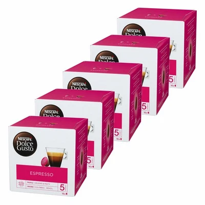 Nescafé Dolce Gusto Espresso, Lot de 5, 5 x 16 Capsules - Photo 1/4