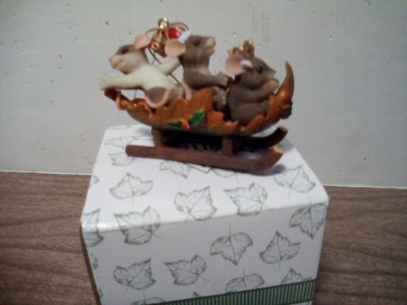 Charming Tails Mice Figurine We Three Kings Fitz Floyd Christmas ornament