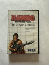 Sega Master System Rambo First Blood Part 2 CIB Untested