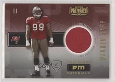2001 Playoff Preferred Materials 400/500 Warren Sapp #46 HOF 0l2q