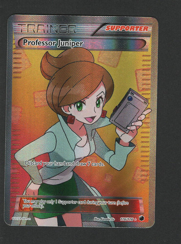 Professor Juniper (116 Full Art) 116/116 Plasma Freeze Holo
