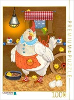 Calvendo Puzzle My Chicken Emma | 1000 Pieces, Finished Size 25.2 × 18.9 In (64