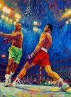Muhammad Ali Joe Frazier Fight of the Century ACEO Print Artist Signed /30 S2#96