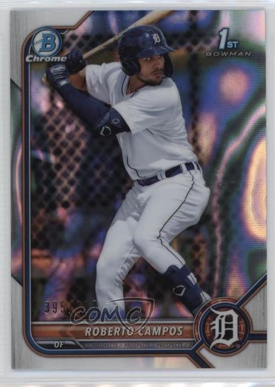 2022 Bowman Chrome Prospects Lava Refractor 395/399 Roberto Campos #BCP-14 0om0