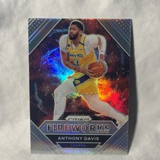 Anthony Davis 2020-21 Prizm Fireworks Silver #6 Read Description