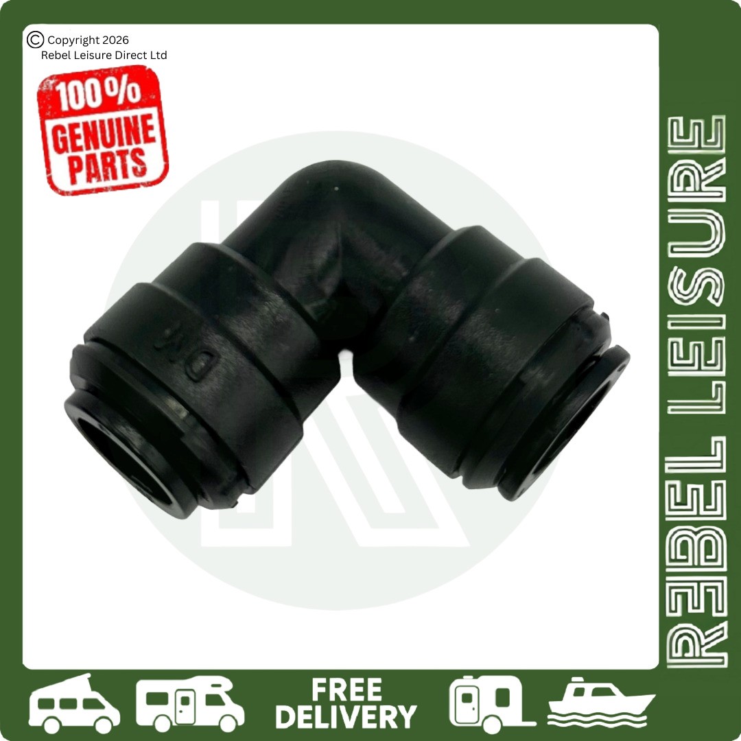 12mm Female Pushfit Equal Elbow AEU1212M Motorhome/Caravan
