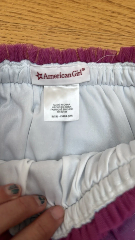 American Girl Truly Me Ruffles Tiered Skirt For Girls Size S(7/8) NEW NWT - Image 3 of 4