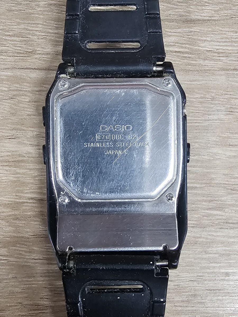 CASIO DATA BANK DBC-62 カシオデータバンク テレメモ Vintage Casio DBC-62 676 Databank Telememo World Time