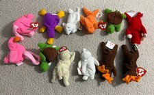 McDonalds Happy Meal TY Teenie Beanie Babies: Lot of 12 Some Doubles