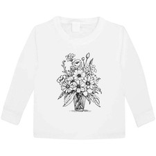 T-shirt 'Bouquet di fiori' in