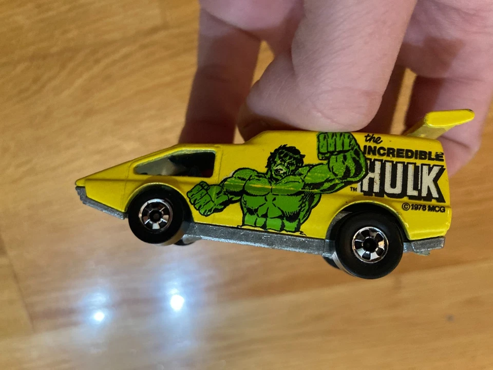 De colección Hot Wheels 1976 Spoiler Sport Incredible Hulk Marvel Van Usado en Excelente Condición Foto 3 de 4