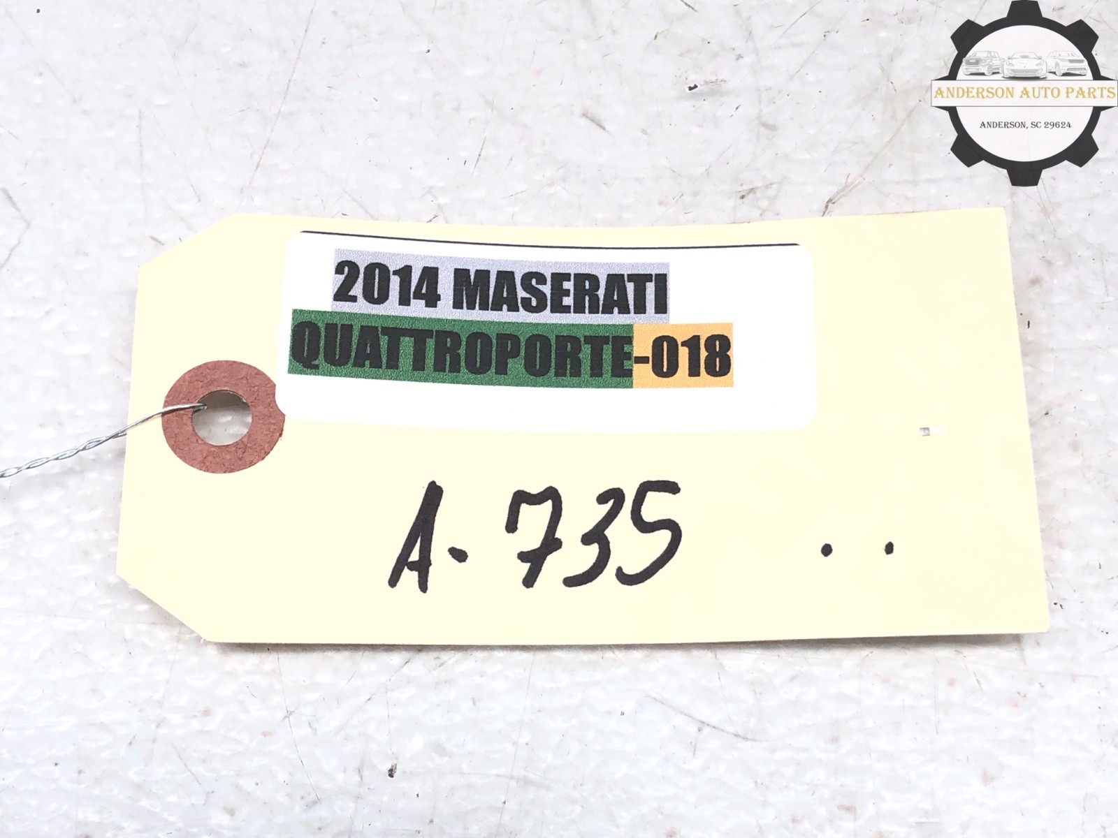 2014-2019 MASERATI QUATTROPORTE REAR HVAC CLIMATE CONTROL SWITCH PANEL OEM #NOTE