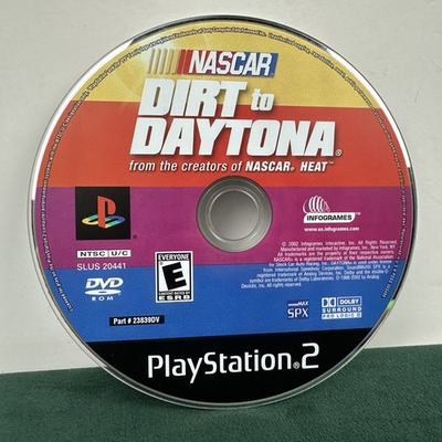 #ad NASCAR: Dirt to Daytona PlayStation 2 PS2 2002 Disc Only $16.99