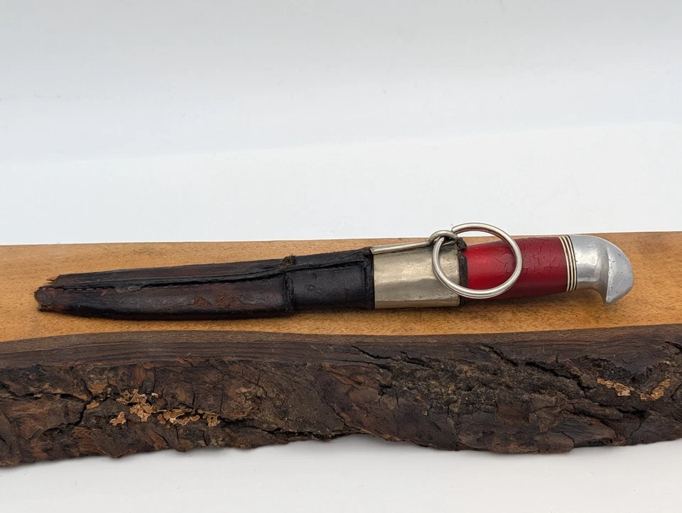 Vintage Luomanen and Kumppanit Finnish Puukko Knife w/Sheath  1922-1945 SIGNED - Image 3 of 4