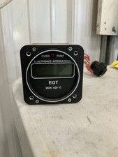 Electronics International E-1P EGT Indicator 620°C Primary Aircraft Gauge
