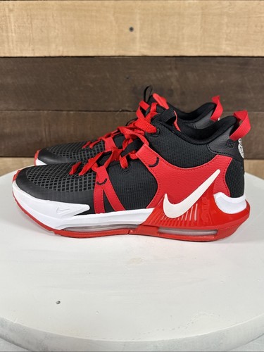 Nike Boys Lebron Witness 7 DQ8650-005 Black Basketball Shoes Sneakers Size 7Y