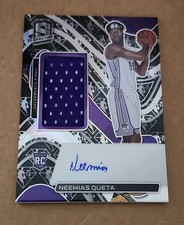 2021-22 Spectra NEEMIAS QUETA 75th Anniversary Rookie SP Auto Boston Celtics /75