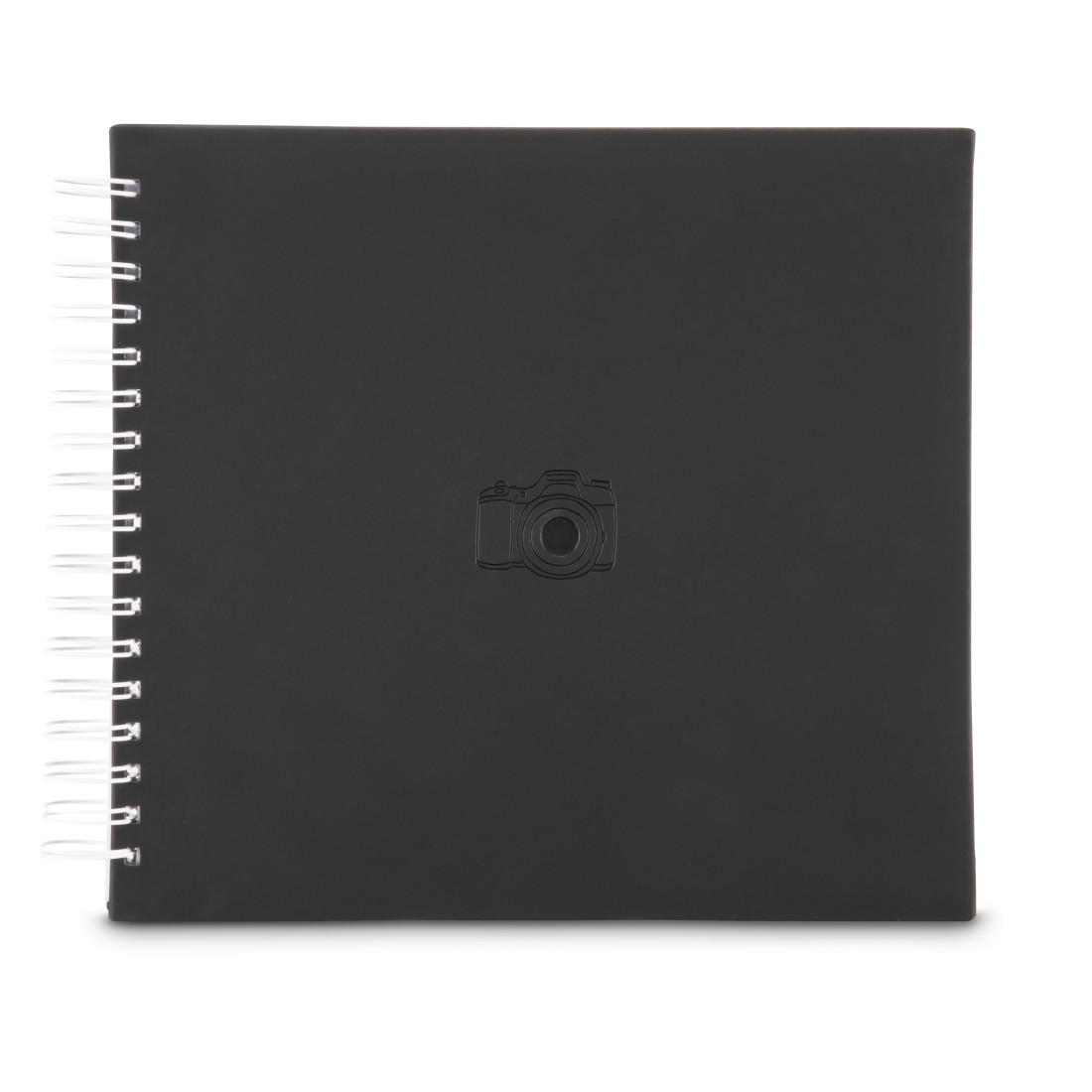 Album à spirale Signs 28x24 cm avec 50 pages blanches noires pour photos