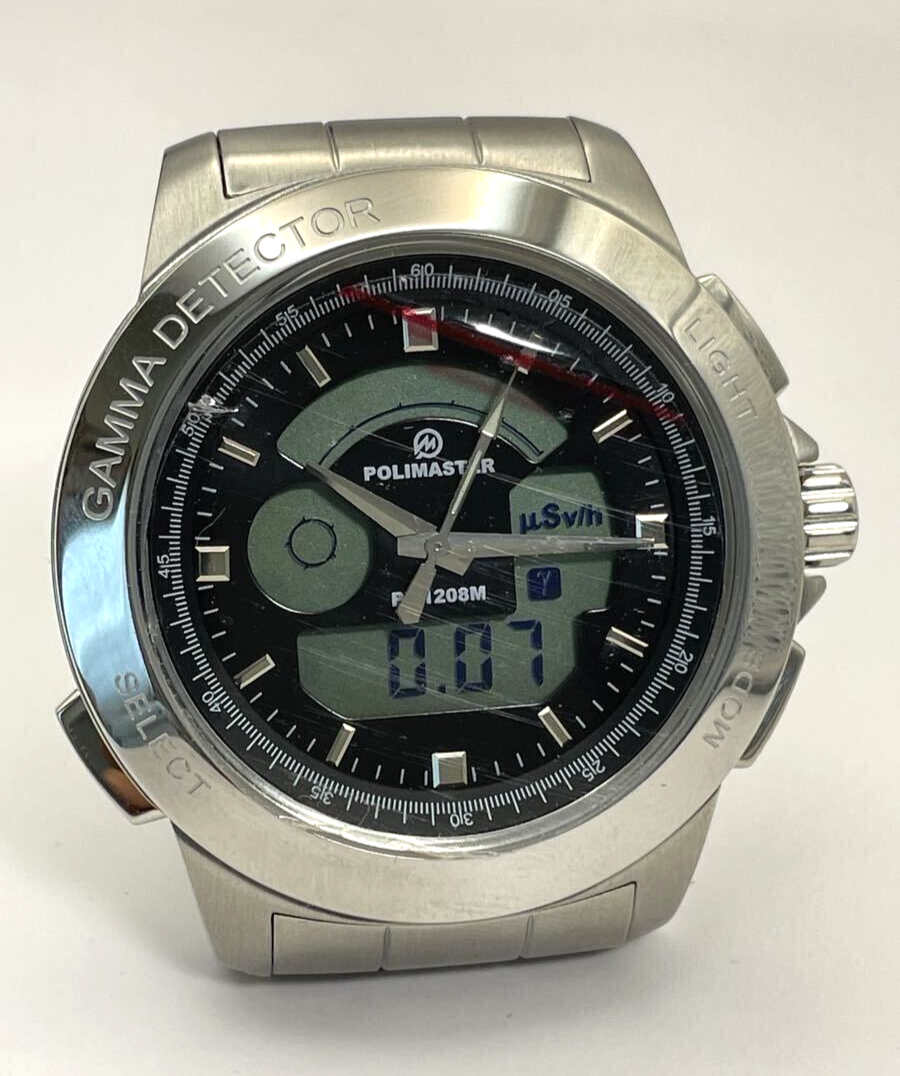A5456 POLIMASTER PM1208M クォーツ 腕時計 Mint Polimaster PM1208M Men's Watch Analog & Digital Quartz