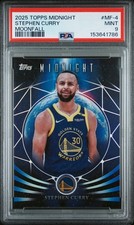 2025 Topps Midnight Moonfall Stephen Curry Graded PSA 9 Mint
