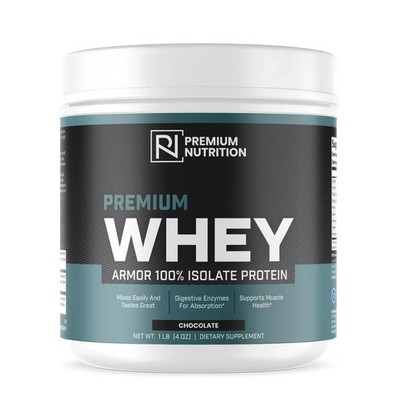 Premium 100% Armor Whey Isolate Protein Powder Chocolate