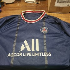 Paris Saint-Germain PSG Messi 30 Soccer Jersey Navy Blue Mens Size Small *Read