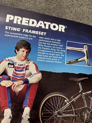 Vintage 1984 Schwinn Full-Line Catalog Brochure BMX Predator Sting