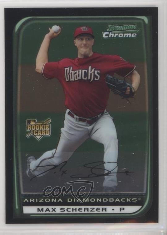 2008 Bowman Draft Chrome Max Scherzer #BDP33 2s2